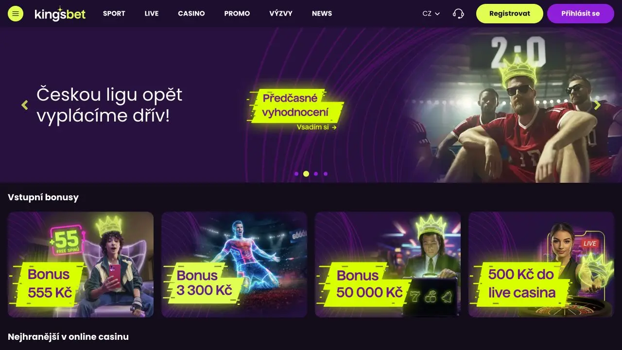 Redakční náhled profilu Kingsbet